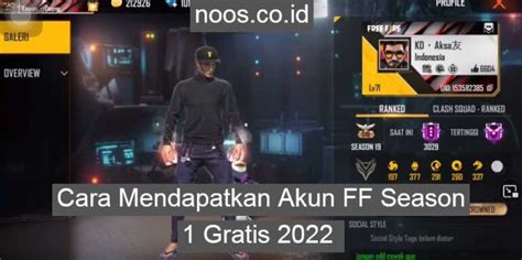 akun ff season 1 gratis 2022 hadirkan return policy lalu dapat gems push trophy — rela nabung RP alhasil siap strategi baru dijamin image 3