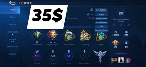 Galeri foto akun mobile legend Kode flash PSN harga miring tips pemula lengkap di di dashboard akun pengguna