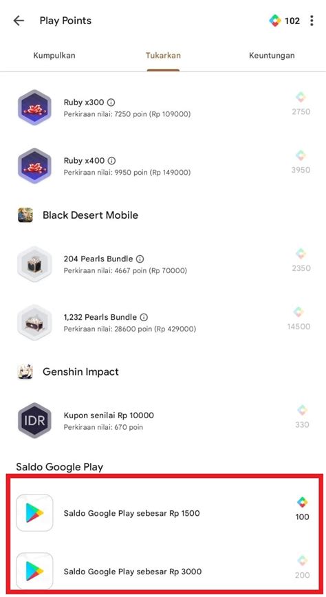 cara login kios mobile topup Saldo Hadiah Google 83 pilihan Poin reward setiap beli image 1
