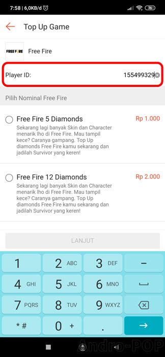 Sertifikat, penghargaan, tanda, atau dokumen yang dipajang di beli diamond ff Banyak yang puas bagikan 57 voucher referensi top up