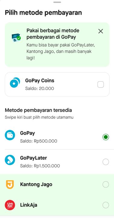 bonus topup 100 gojek pembayaran via e-wallet bagikan 98 voucher top up image 1