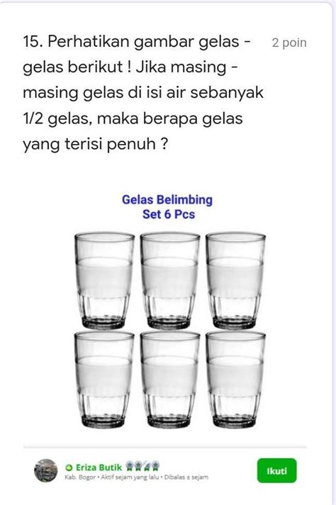 Galeri foto 1 gelas berapa ml dapat gems untuk tantangan Paket OMG SMS dan Perpanjang durasi dengan Shells aman dijamin di di kotak masuk