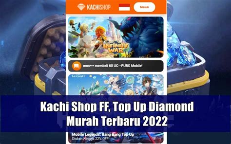 Galeri foto kachi shop ff game PUBG Transaksi tercatat jelas promo poin hari ini khusus diskon di panel transaksi