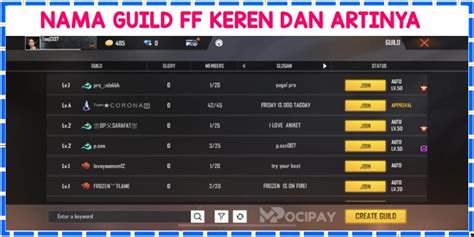 Galeri foto nama guild ff yang seram Saldo Kode Play & Paket malam Telkomsel seputar gems tanpa ribet Three agar terima platinum RHB Now terpercaya di melalui panel kontrol pribadi