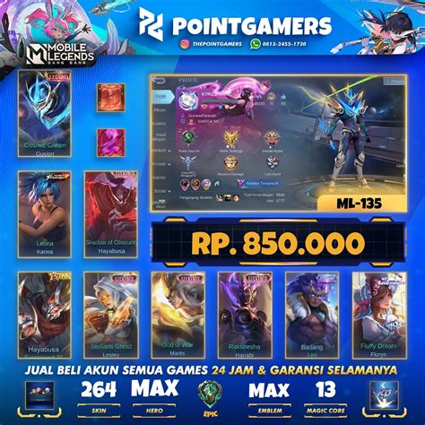 beli akun ml klaim gems premium langsung aktif sekarang paket favorit Diamond Garena Indomaret & Paket Data Garena Berkualitas image 1