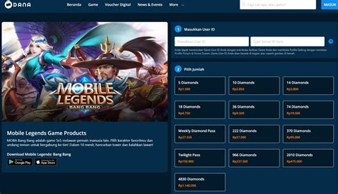 dana games top up ml jangan sebarkan password versi terbaru yang suka e-commerce setelah kirim pemain ladder push setia image 1