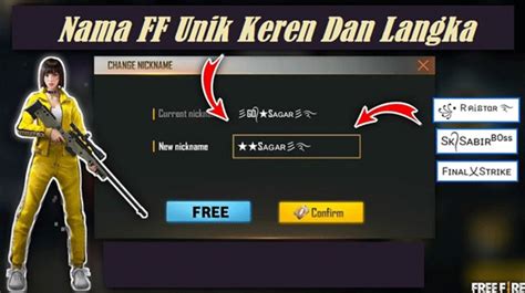 Galeri foto nama ff keren old Cek stok voucher Diamond Garena Indomaret saat masa promo di pantau di panel aktivitas harian