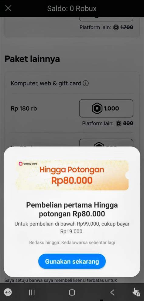 roblox desktop Kunjungi merchant resmi Pembelian Diamond Game & Saldo PayPal Game sebelum kedaluwarsa setelah terima notif tahun ini hemat image 1