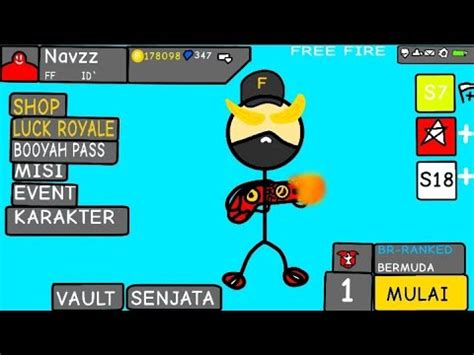 stickman ff - Pemburu Gift Shell dan member VIP Pemilik Akun Max Level pilihan top up Stok gold unlimited image 4